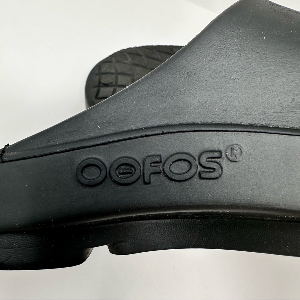 Oofos OOahh Slide Sandal Black Unisex Women’s 12, Men’s Size 10 - Picture 8 of 9